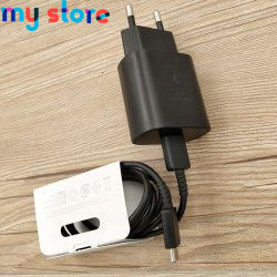 Original Samsung 25W Charger Galaxy A13 A53 A73 S22 S21 S20 FE 5G Super Fast Charge Usb Pd Type C Cable For A52 A72 F52 Chargeur