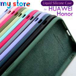 Liquid Silicone Phone Case For HUAWEI Nova 9 SE 8i 7i 5T P30 P40 Lite Pro Honor 70 50 30i 30 8X 10 Lite 20 Pro 10i Rubber Cover 