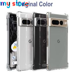 Luxury Transparent Phone Case For Google Pixel 7 pro TPU Bumper back cover Pixel 7 6 Pro 6A Clear Thin Anti-Fingerprint case 4 -