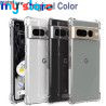 Luxury Transparent Phone Case For Google Pixel 7 pro TPU Bumper back cover Pixel 7 6 Pro 6A Clear Thin Anti-Fingerprint case 4 -