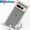 Luxury Transparent Phone Case For Google Pixel 7 pro TPU Bumper back cover Pixel 7 6 Pro 6A Clear Thin Anti-Fingerprint case 5 -
