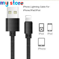 Portable 30cm USB Data Cable USB A To 8Pin 2.4A Fast Charging Kable Safe TPE Phone Charge Short Cord For iPhone 14 13 12 Pro Max