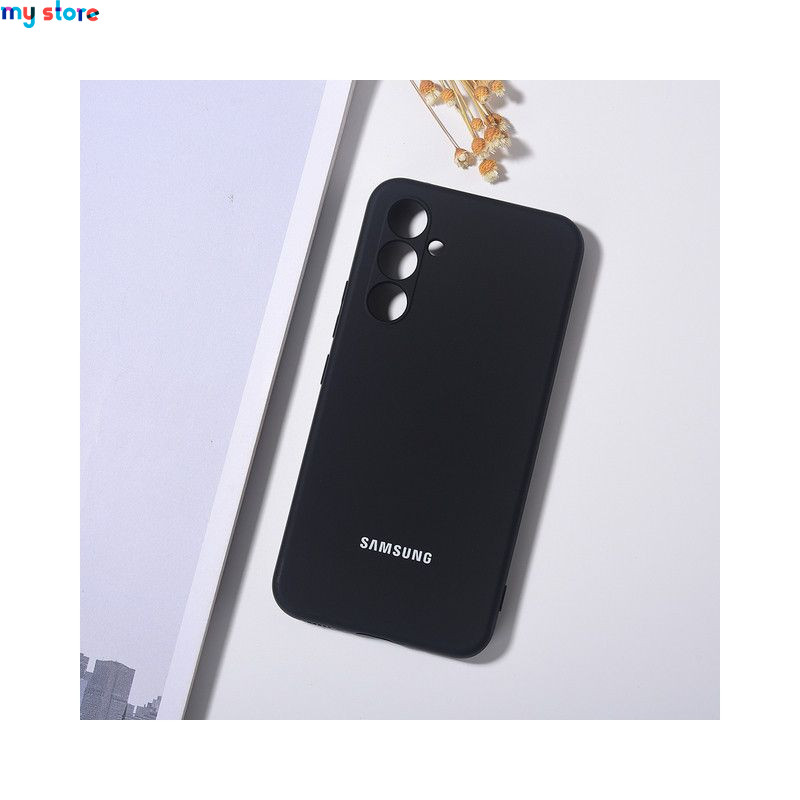 Original Samsung Galaxy A54 A34 5G Case Silky Silicone Cover Soft-Touch Back Full Protective Housing a34 a54 A 54 34 With Logo 1