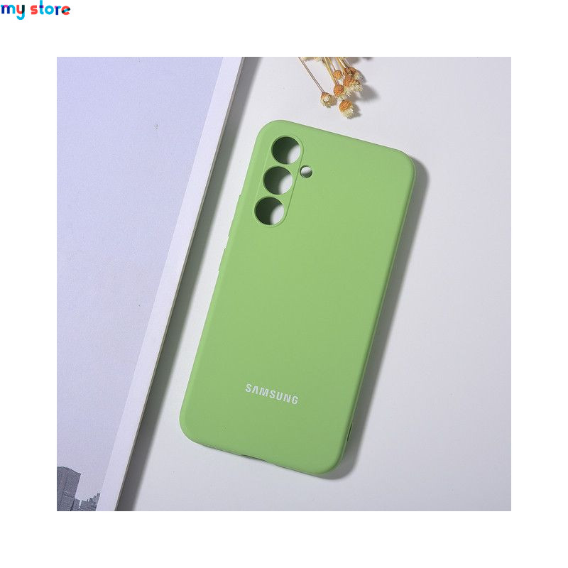 Original Samsung Galaxy A54 A34 5G Case Silky Silicone Cover Soft-Touch Back Full Protective Housing a34 a54 A 54 34 With Logo 2