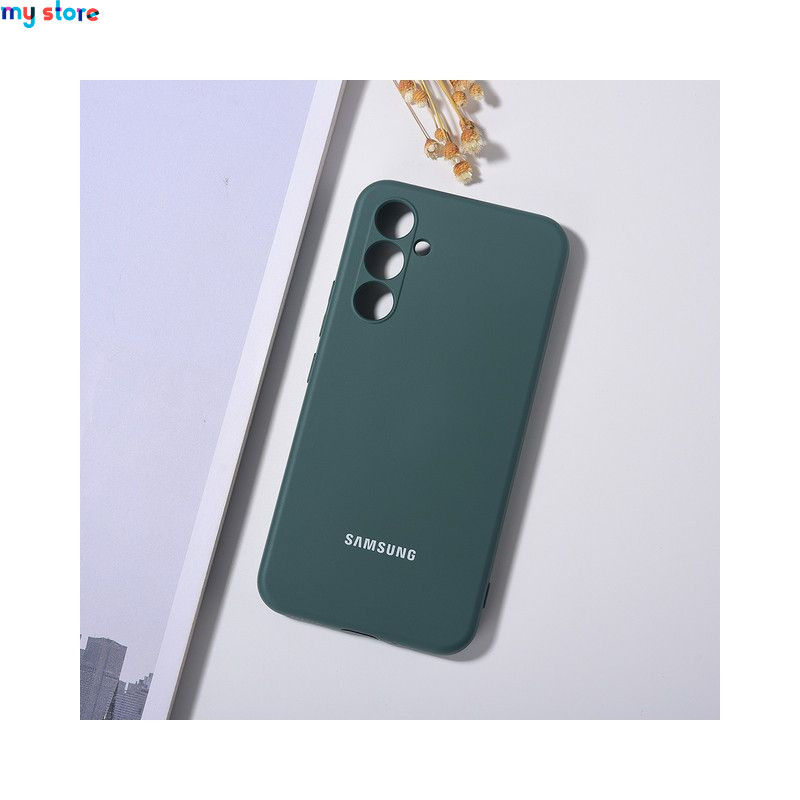 Original Samsung Galaxy A54 A34 5G Case Silky Silicone Cover Soft-Touch Back Full Protective Housing a34 a54 A 54 34 With Logo 3