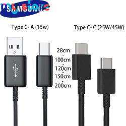 Original Samsung S22 S21 S20 5G 25w Cable Super Fast Charge Usb Type C Pd PPS Tipoc Quick Charging For Galaxy Note 20 Ultra 10 5