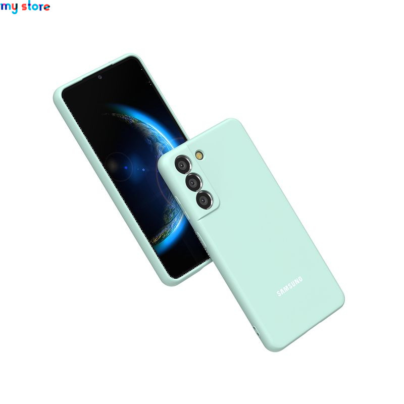 For Samsung Galaxy S21 FE Case Soft Silicone Galaxy S21fe Cover Silky Touch Liquid Protective Fall Prevention TPU Shell 3 - My s