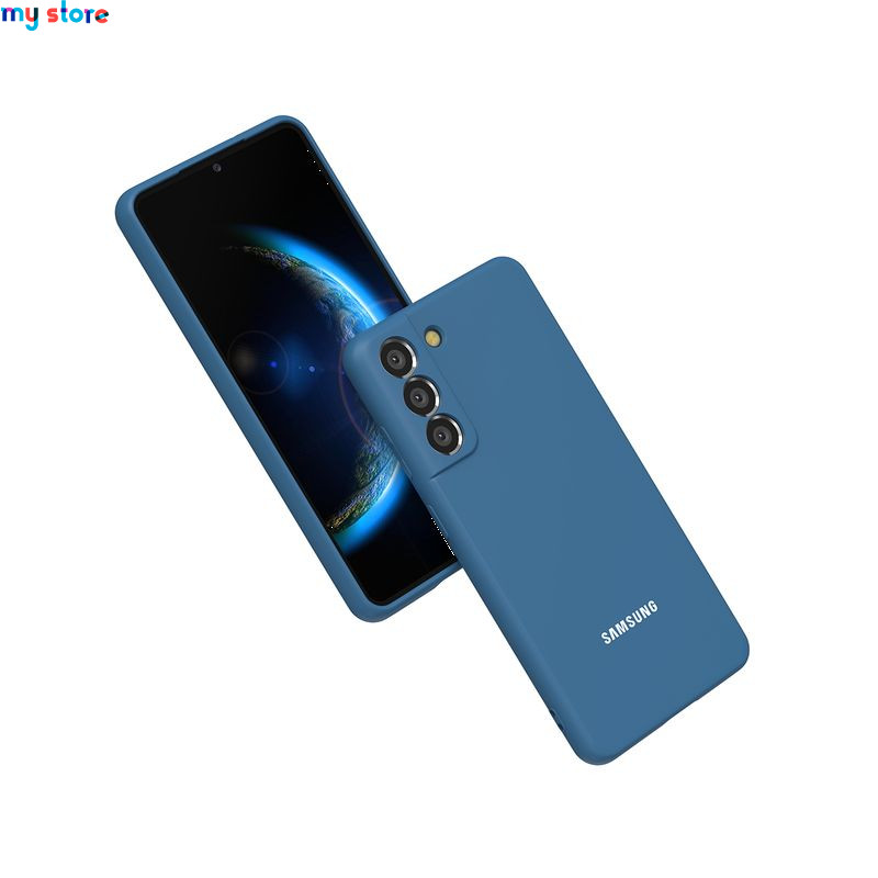 For Samsung Galaxy S21 FE Case Soft Silicone Galaxy S21fe Cover Silky Touch Liquid Protective Fall Prevention TPU Shell 4 - My s