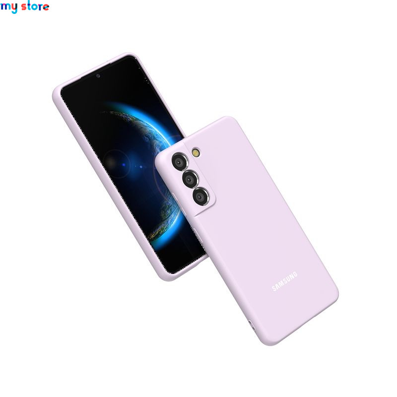 For Samsung Galaxy S21 FE Case Soft Silicone Galaxy S21fe Cover Silky Touch Liquid Protective Fall Prevention TPU Shell 6 - My s