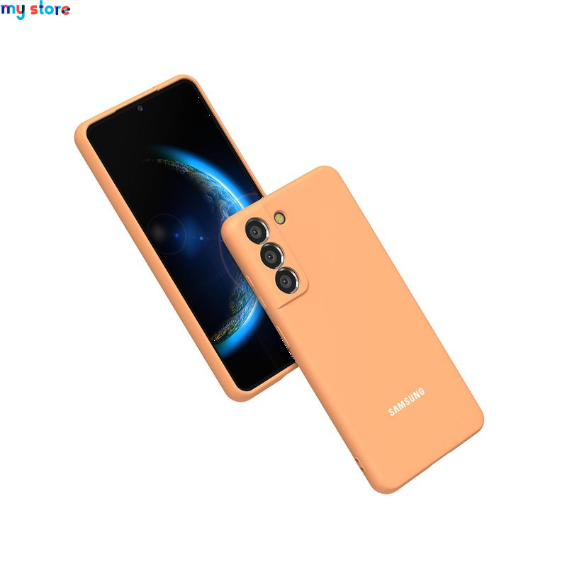 For Samsung Galaxy S21 FE Case Soft Silicone Galaxy S21fe Cover Silky Touch Liquid Protective Fall Prevention TPU Shell 9 - My s