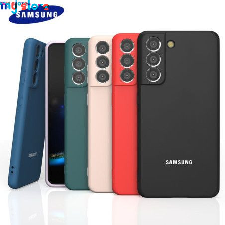 For Samsung Galaxy S21 FE Case Soft Silicone Galaxy S21fe Cover Silky Touch Liquid Protective Fall Prevention TPU Shell 11 - My 