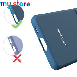 For Samsung Galaxy S21 FE Case Soft Silicone Galaxy S21fe Cover Silky Touch Liquid Protective Fall Prevention TPU Shell 16 - My 