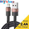 Essager Fast Charging For iPhone Usb Cable 11 12 13 Pro Max Mini Xs Xr X SE 8 7 6 Plus 6s 5 5s 2.4A Wire For iPhone Charger Cord