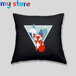 Mountain fox cushion